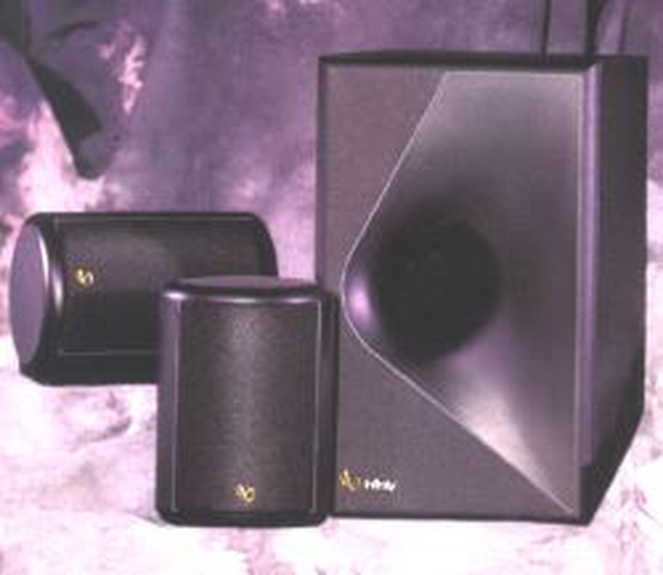 STERLING TS - Black - 2-Way 150 Watt Sat Speaker / 150 Watt Dual 6.5 inch Passive Sub - Hero